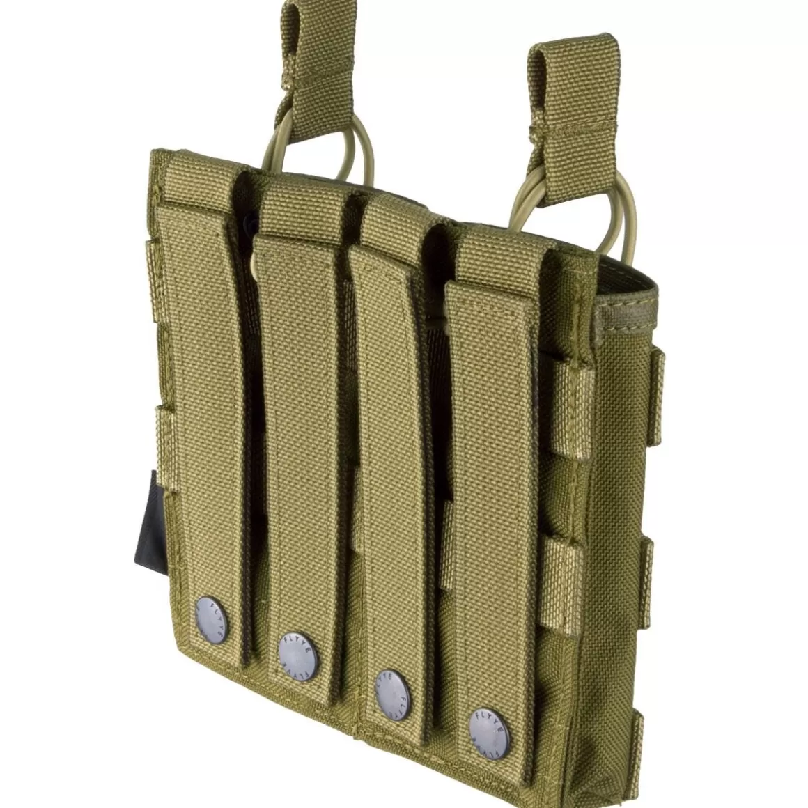 Flyye Industries Magazine Pouches>Flyye Ev Universal Double Magazine Pouch Molle Khaki