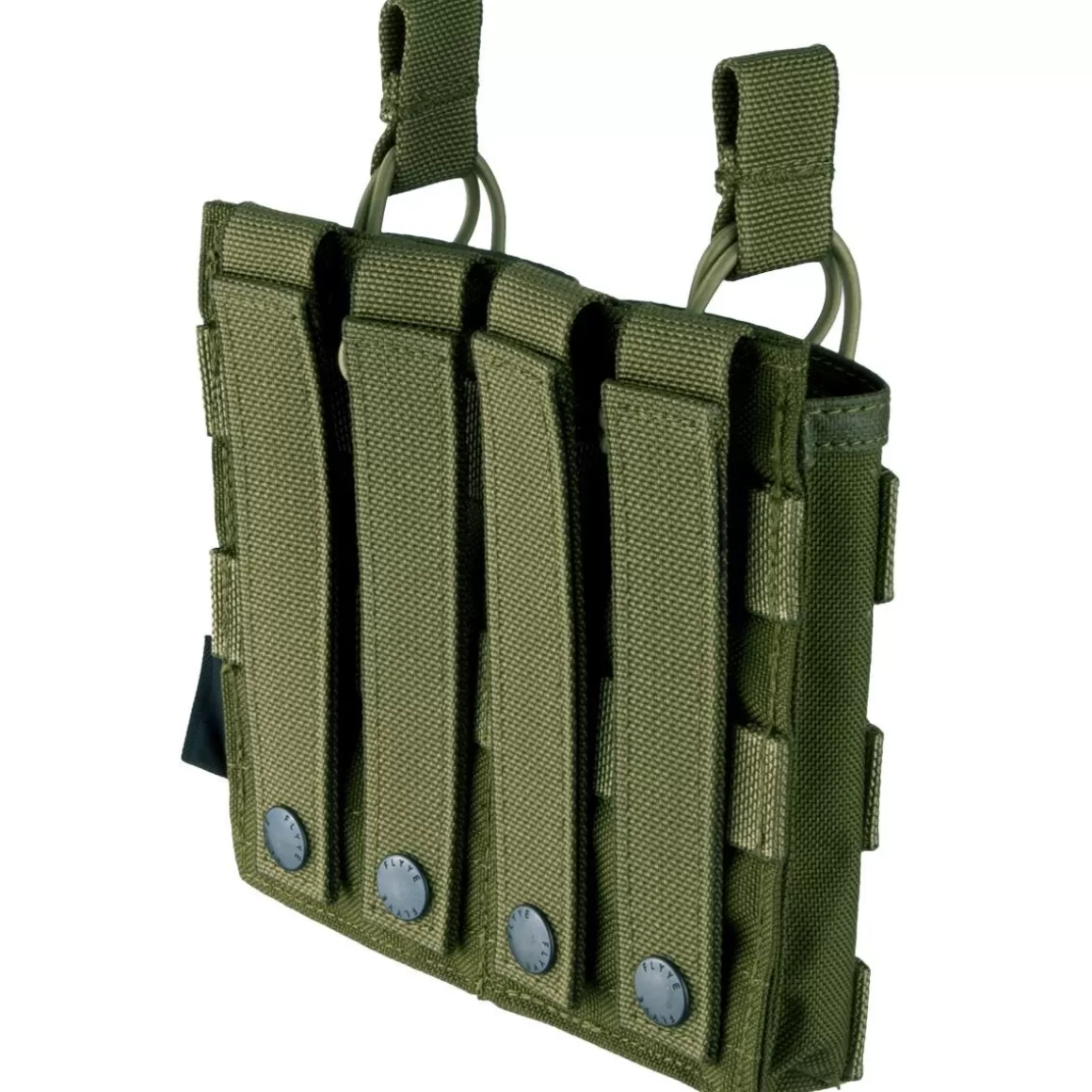 Flyye Industries Magazine Pouches>Flyye Ev Universal Double Magazine Pouch Molle Olive Drab