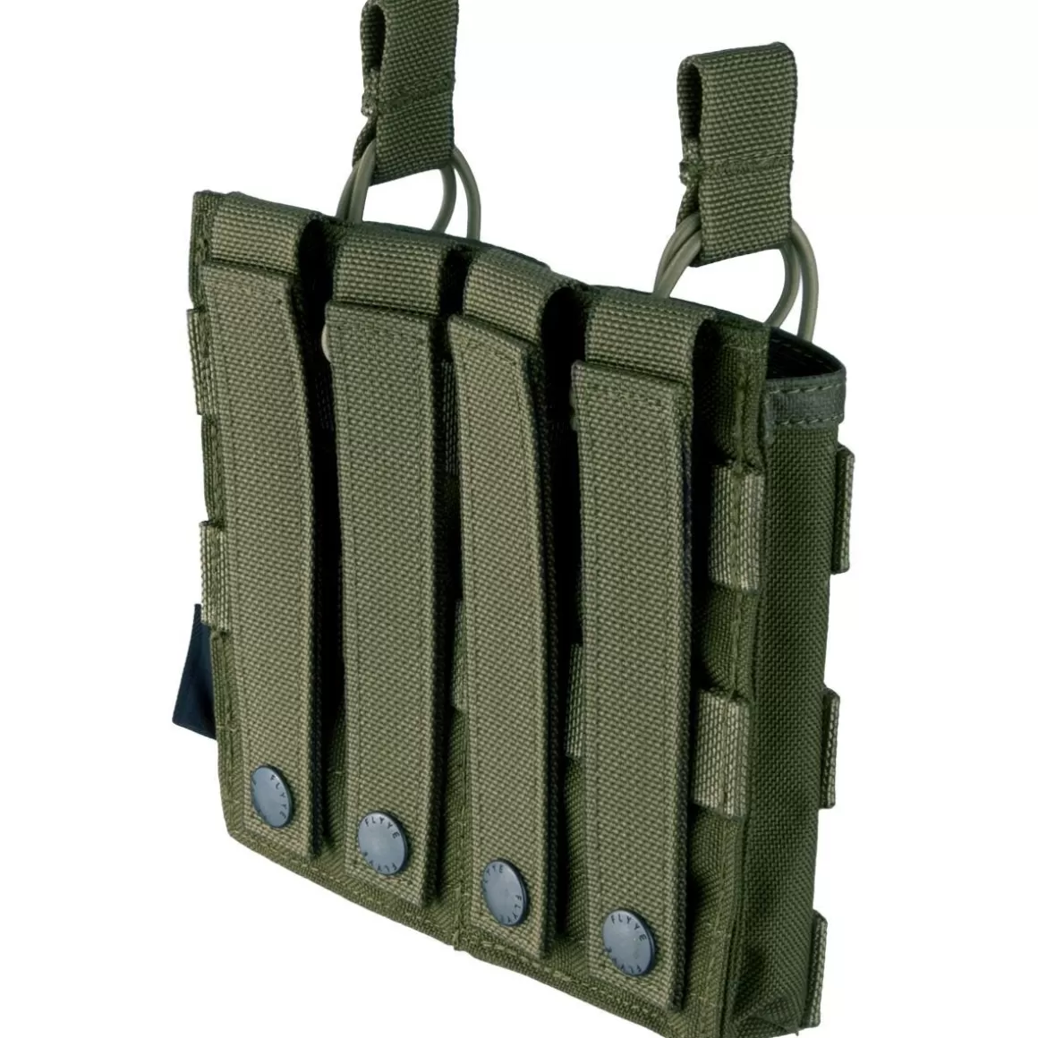 Flyye Industries Magazine Pouches>Flyye Ev Universal Double Magazine Pouch Molle Ranger Green