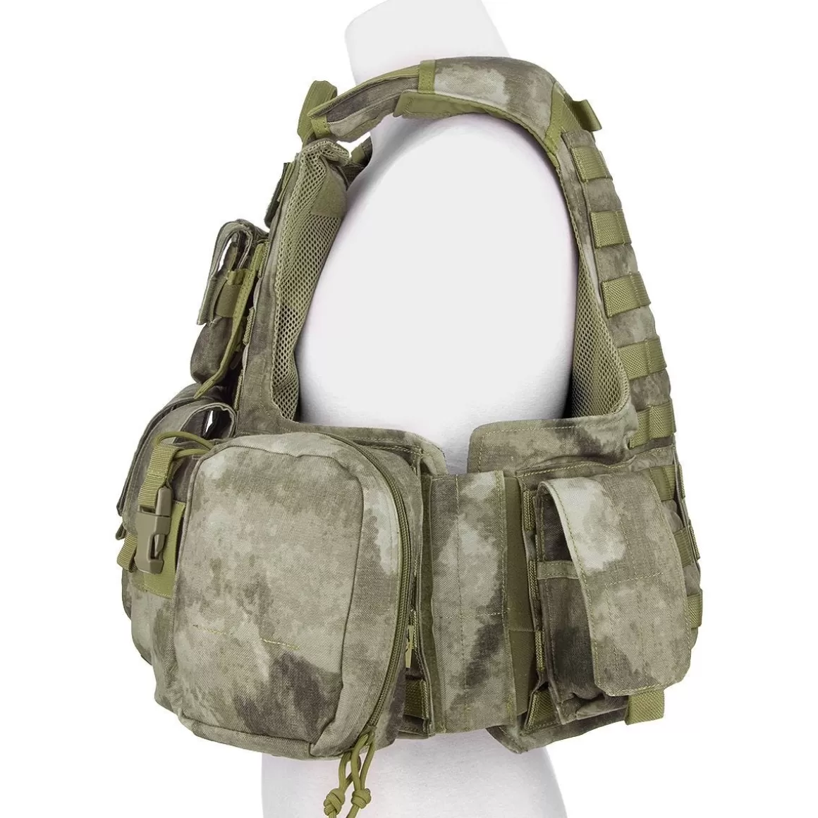 Flyye Industries Vests>Flyye Force Recon Vest With Pouch Set Ver. Mar A-Tacs Au