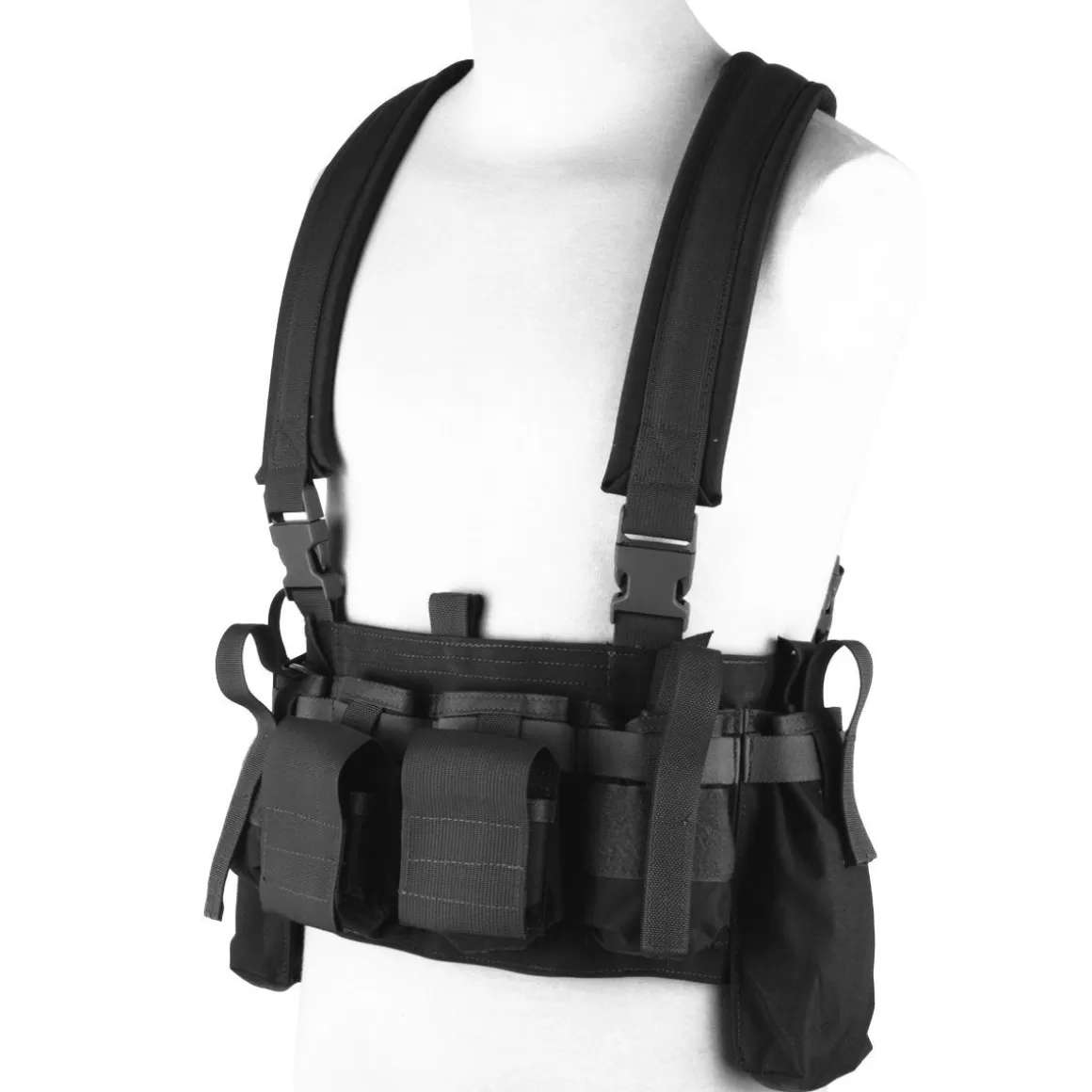 Flyye Industries Chest Rigs>Flyye Lbt M4 Tactical Chest Vest Black