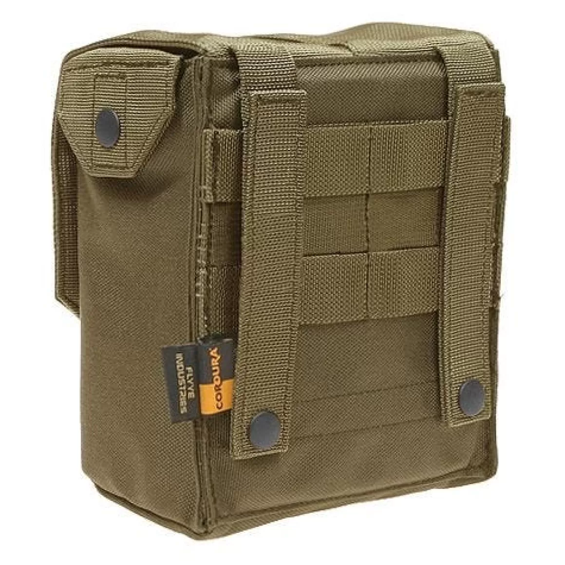 Flyye Industries Magazine Pouches>Flyye M249 200Rds Ammo Pouch Molle Coyote Brown