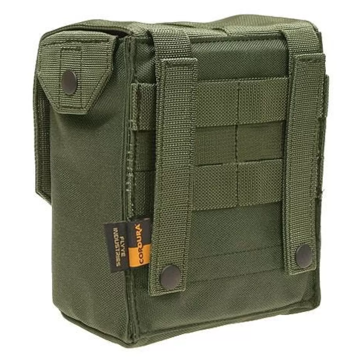 Flyye Industries Magazine Pouches>Flyye M249 200Rds Ammo Pouch Molle Ranger Green