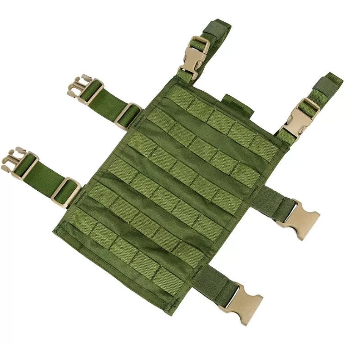 Maxpedition Panels>Flyye Right-Angle Leg Panel Molle Olive Drab