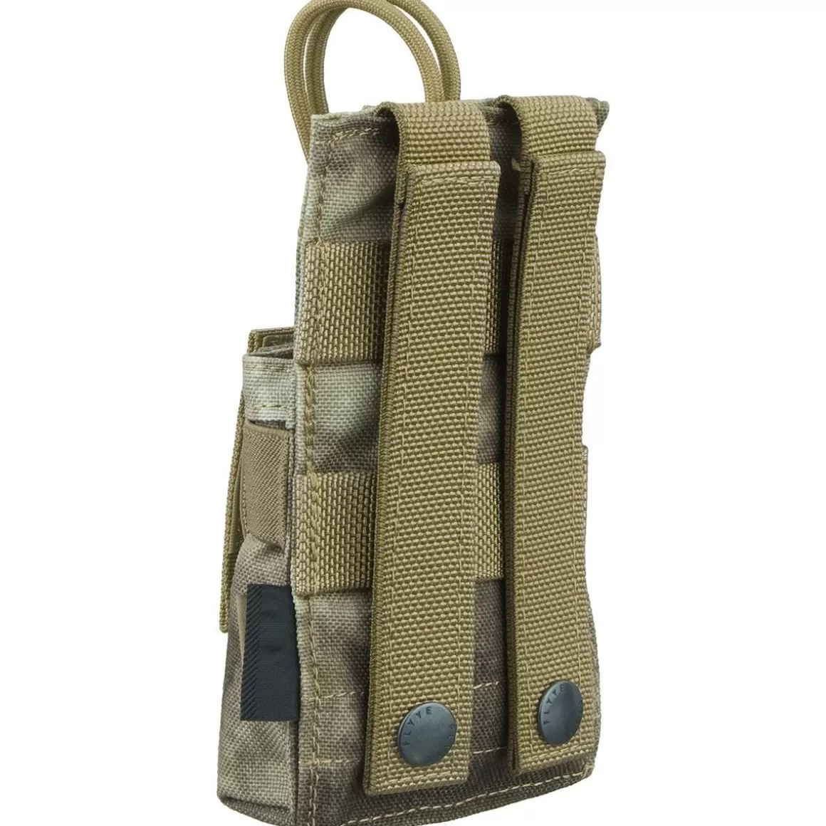 Flyye Industries Radio Pouches>Flyye Short Radio Pouch Molle A-Tacs Au