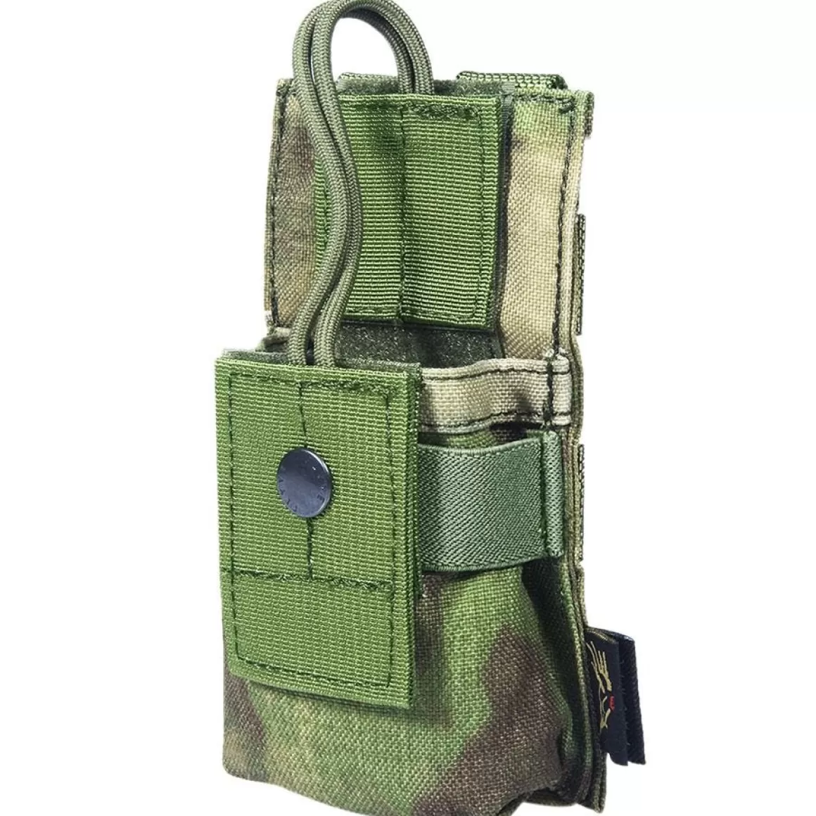 Flyye Industries Radio Pouches>Flyye Short Radio Pouch Molle A-Tacs Fg