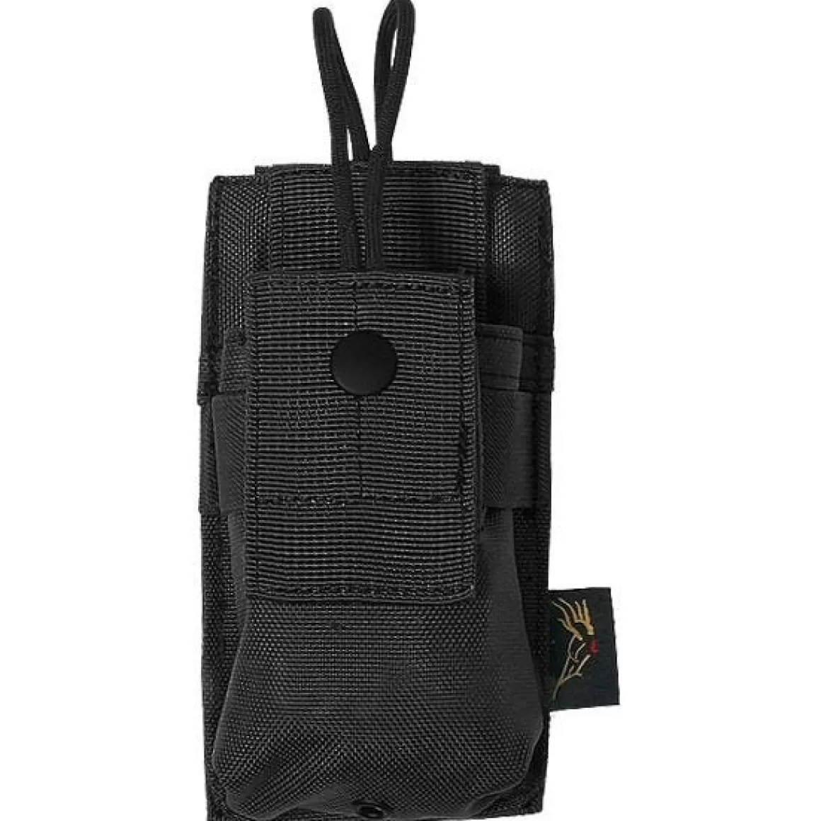 Flyye Industries Radio Pouches>Flyye Short Radio Pouch Molle Black