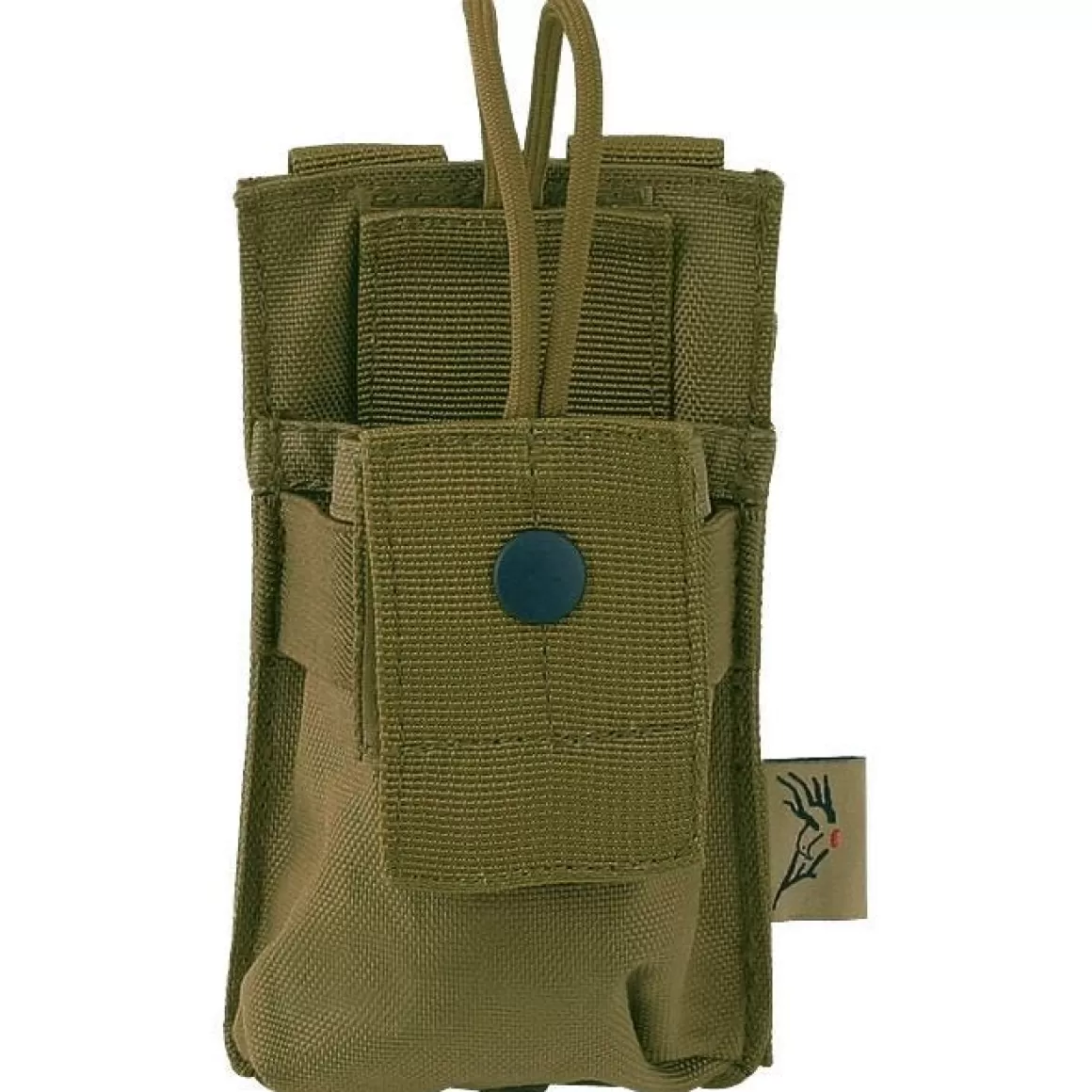 Flyye Industries Radio Pouches>Flyye Short Radio Pouch Molle Coyote Brown