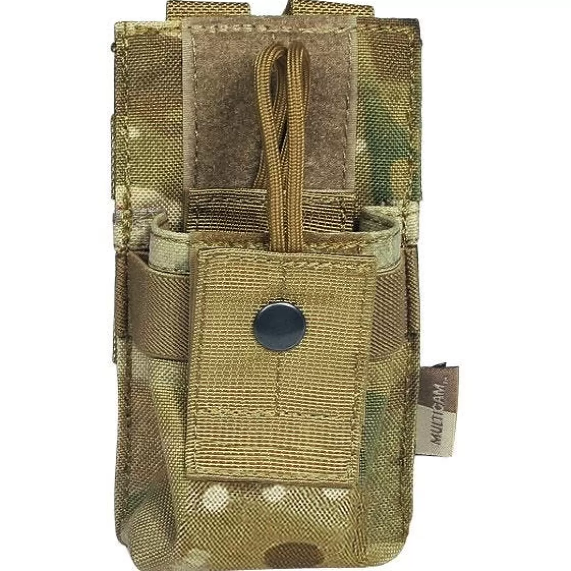 Flyye Industries Radio Pouches>Flyye Short Radio Pouch Molle Multicam