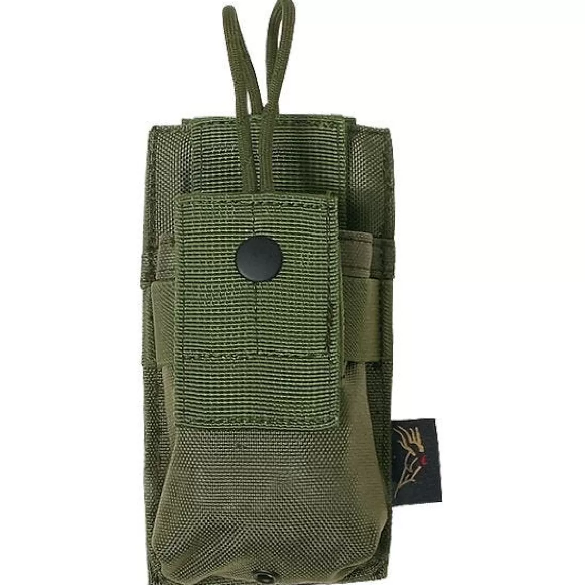 Flyye Industries Radio Pouches>Flyye Short Radio Pouch Molle Ranger Green