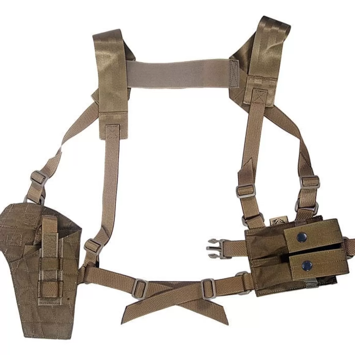 Flyye Industries Holsters>Flyye Shoulder Holster System Panel Molle Coyote Brown