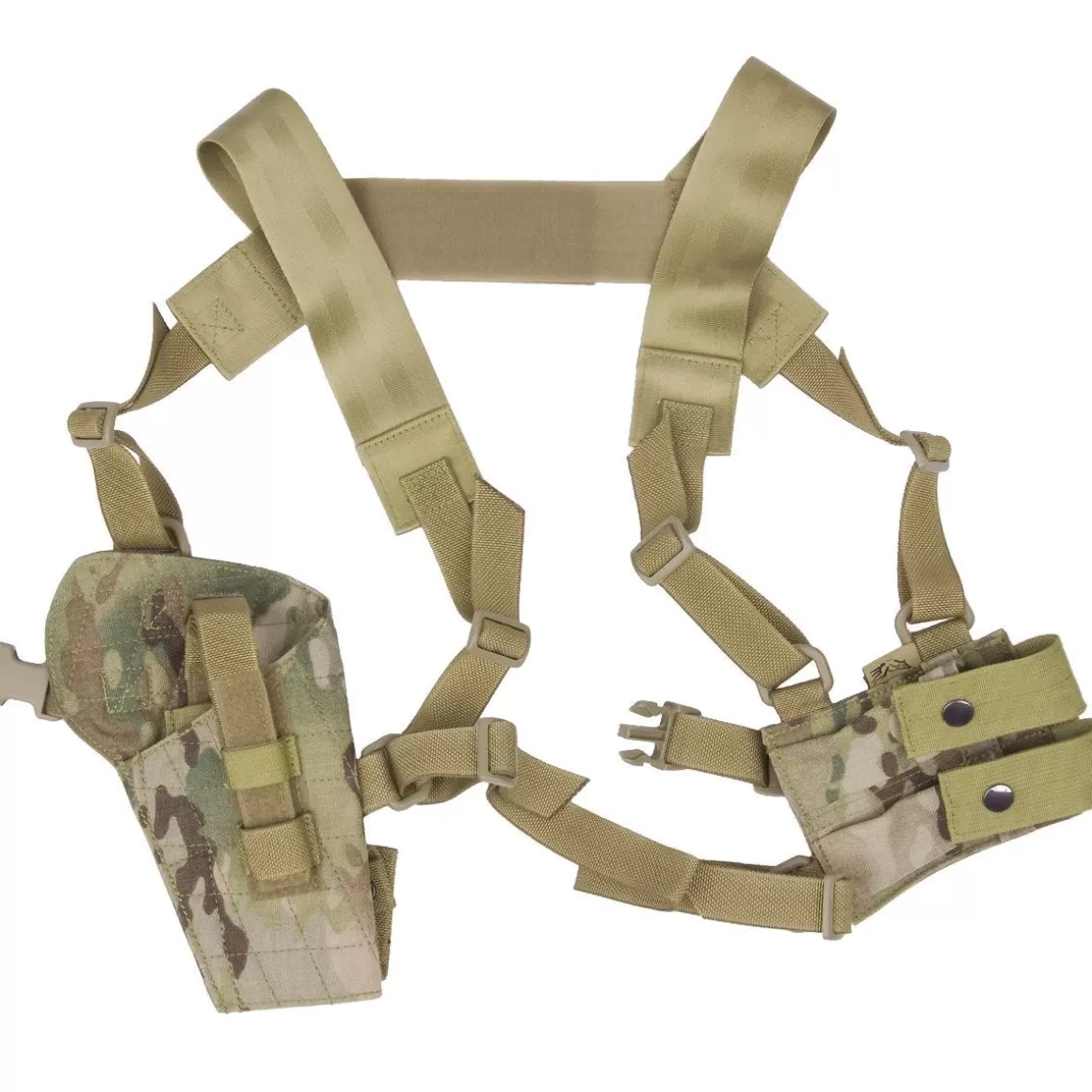 Flyye Industries Holsters>Flyye Shoulder Holster System Panel Molle Multicam