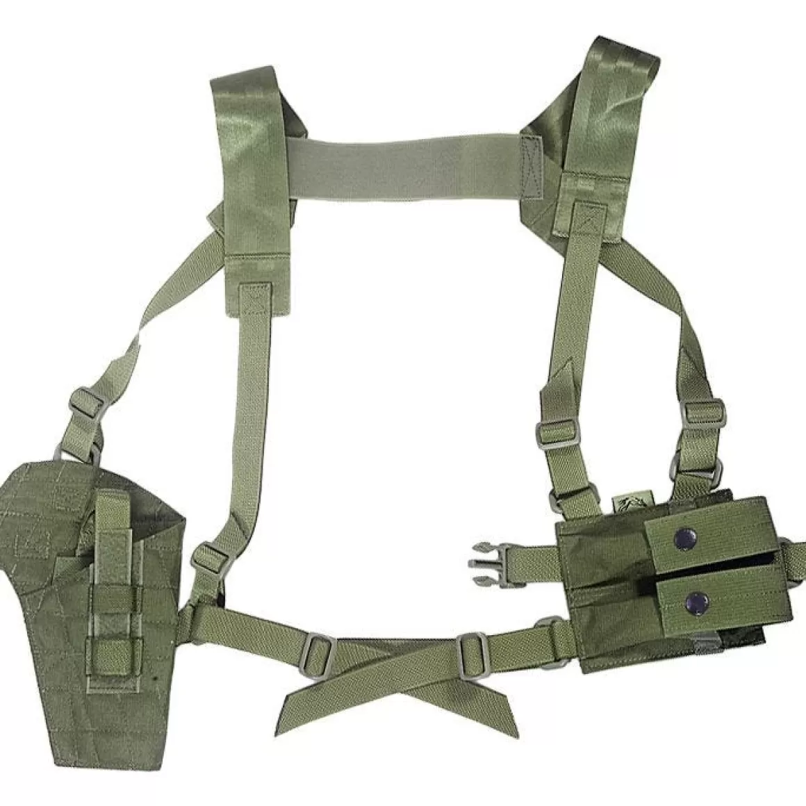 Flyye Industries Holsters>Flyye Shoulder Holster System Panel Molle Ranger Green