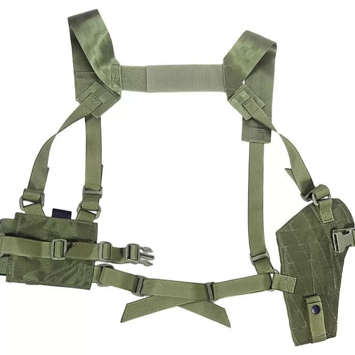 Flyye Industries Holsters>Flyye Shoulder Holster System Panel Molle Ranger Green