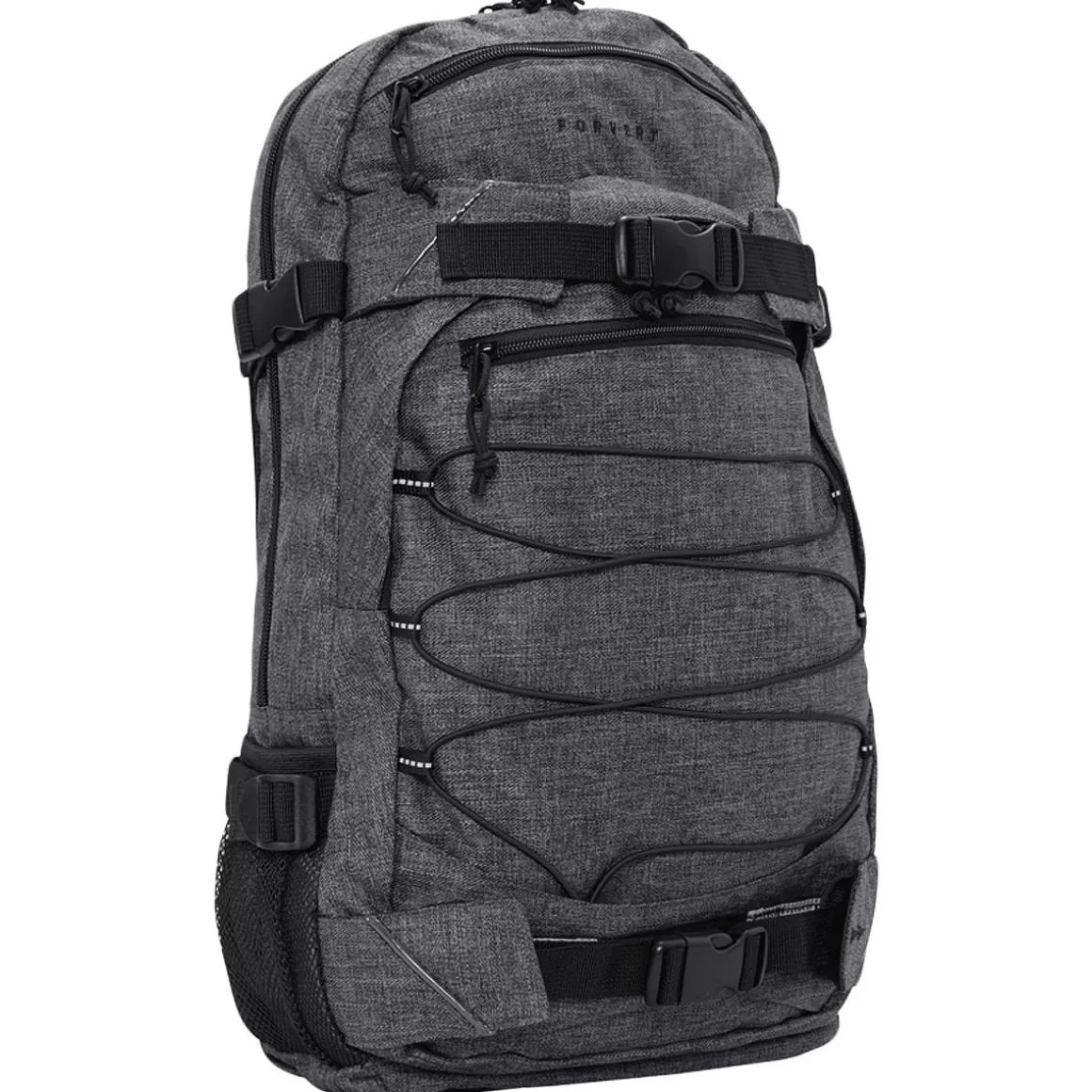 Forvert Backpacks & Rucksacks> Melange Laptop Louis Backpack Black Melange