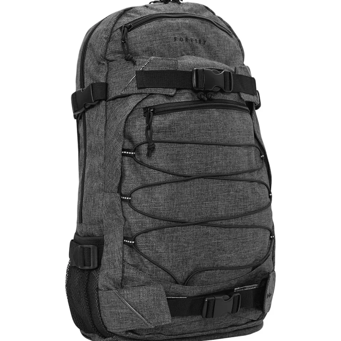 Forvert Backpacks & Rucksacks> Melange Louis Backpack Black Melange