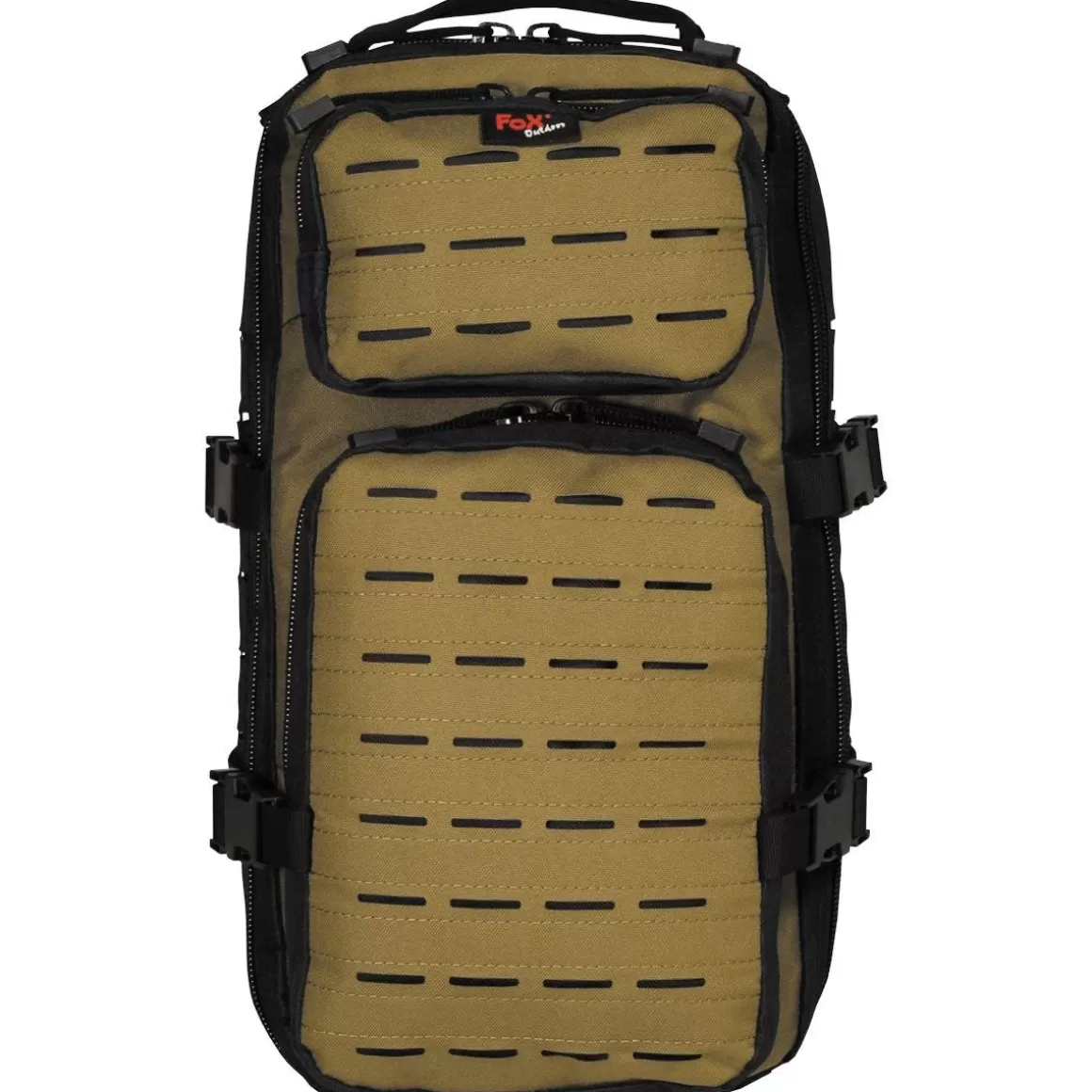 Fox Outdoor Backpacks & Rucksacks> Assault-Travel Backpack Black / Coyote