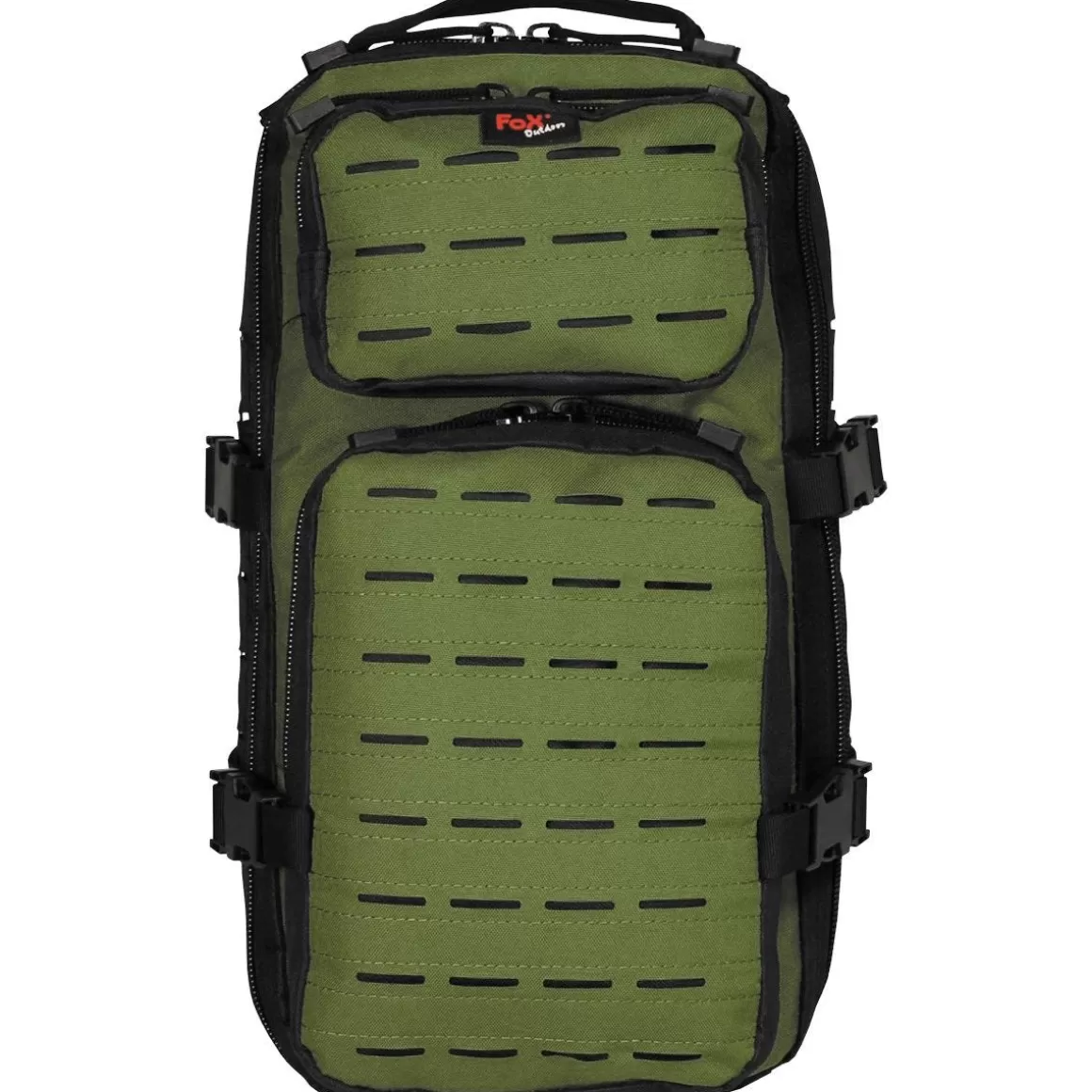 Fox Outdoor Backpacks & Rucksacks> Assault-Travel Backpack Black / Od Green