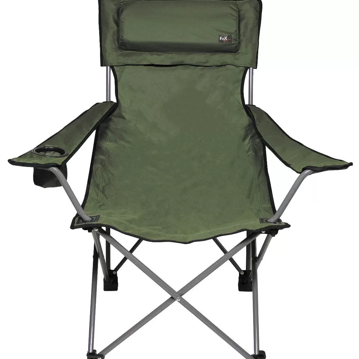 Fox Outdoor Camping Furniture> Deluxe Folding Chair Olive