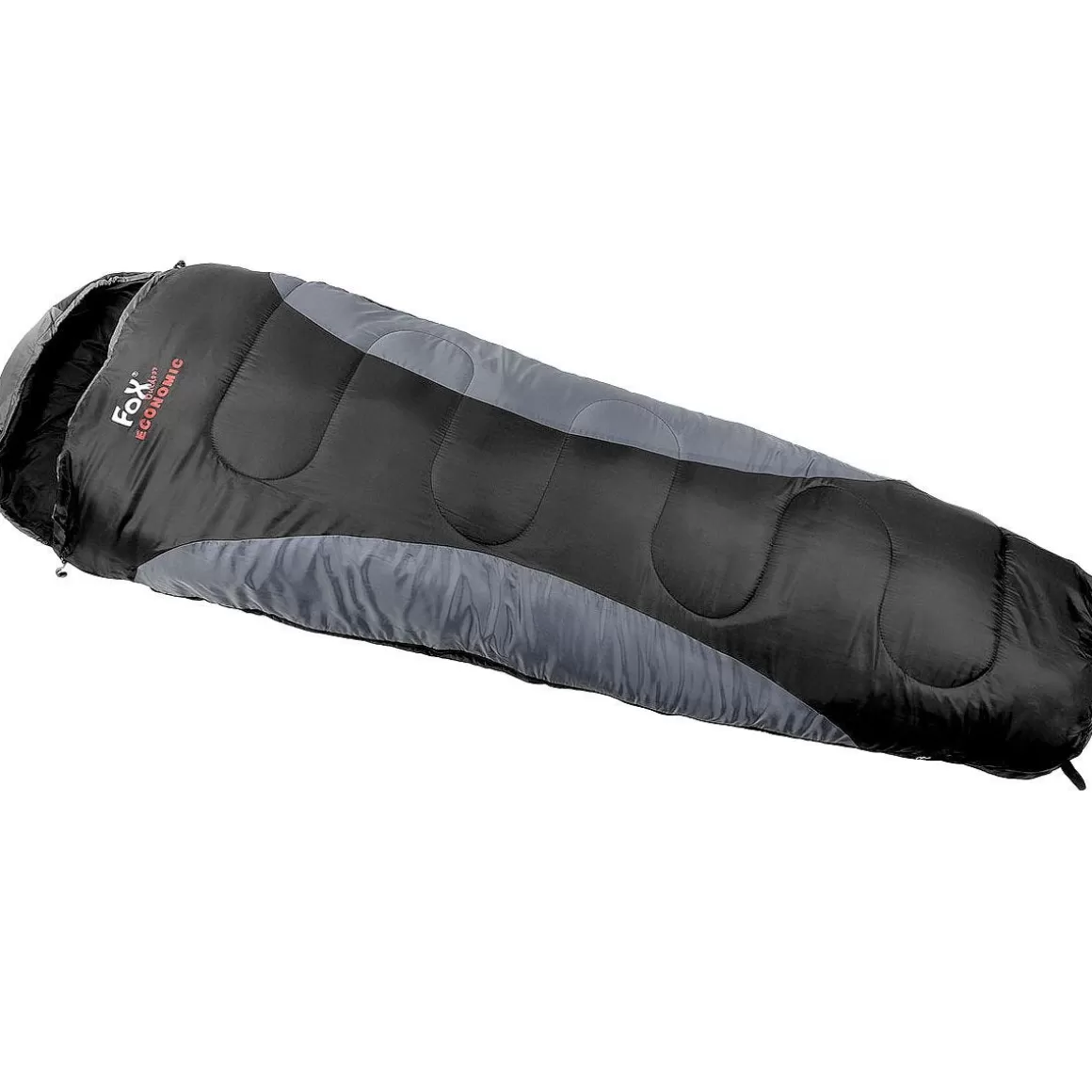 Fox Outdoor Sleeping Gear> Economic Mummy Sleeping Bag Black/Grey