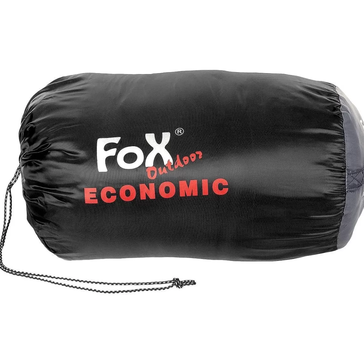 Fox Outdoor Sleeping Gear> Economic Mummy Sleeping Bag Black/Grey