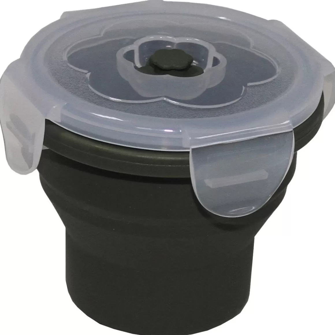 Fox Outdoor Cooking & Eating> Foldable Bowl Round 240Ml Lockable Lids Od Green