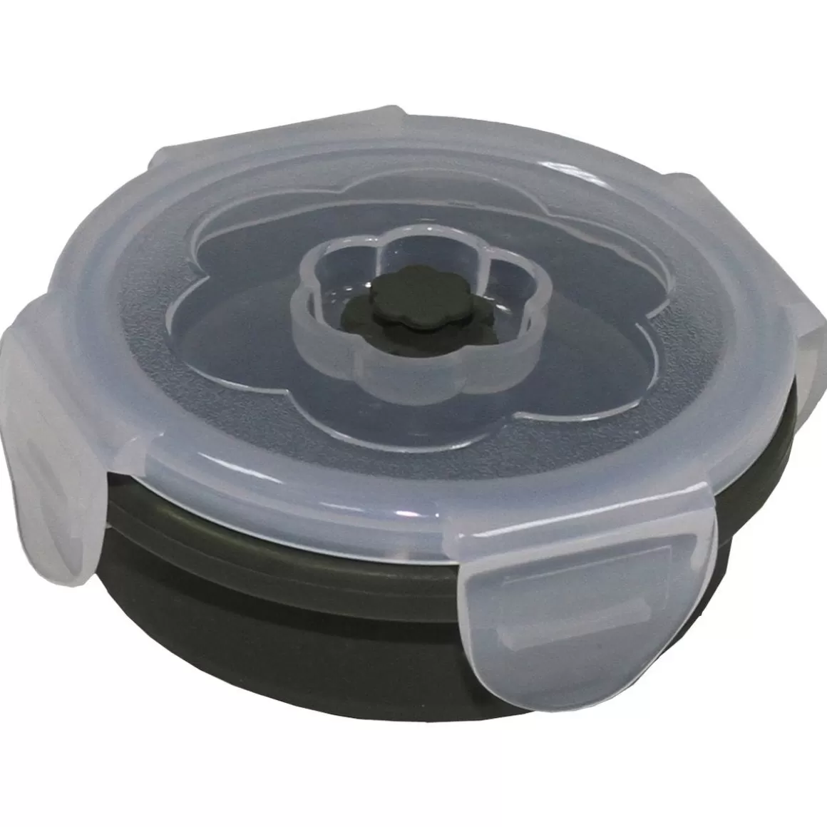 Fox Outdoor Cooking & Eating> Foldable Bowl Round 240Ml Lockable Lids Od Green