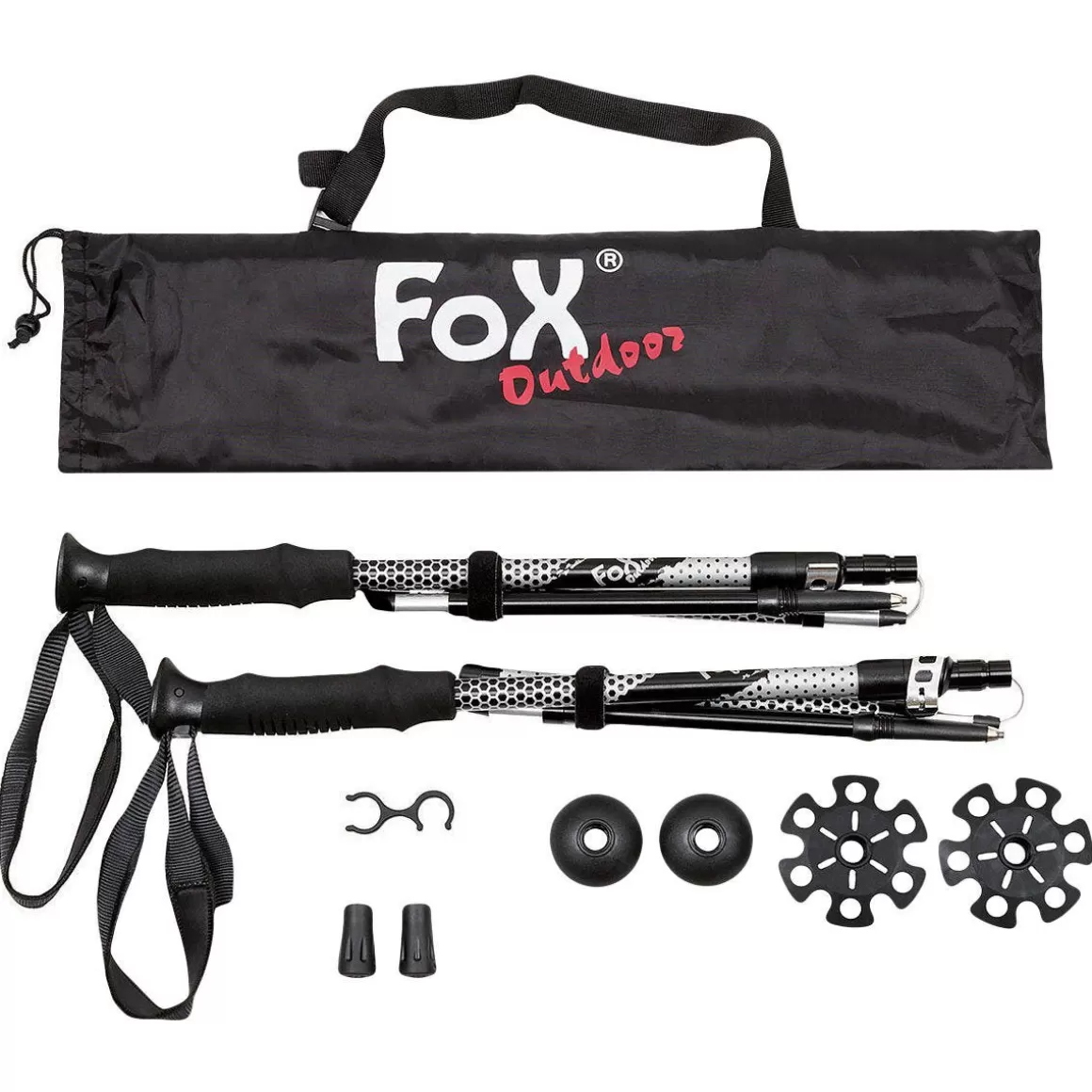 Fox Outdoor Walking Sticks> Haidel Aluminium Trekking Poles