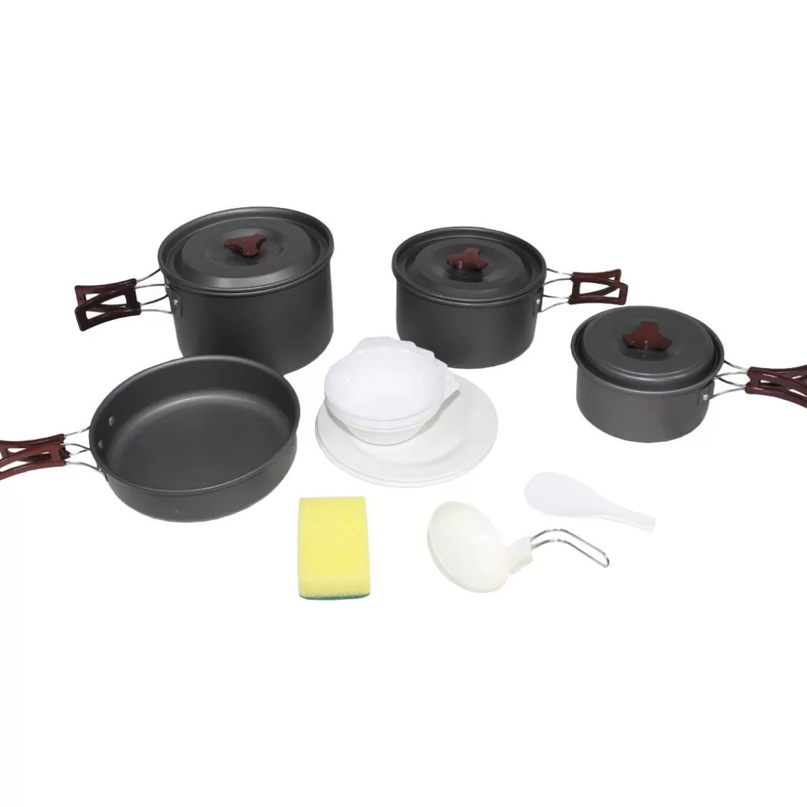 Fox Outdoor Cooking & Eating> Mess Kit Large Anonized Aluminium