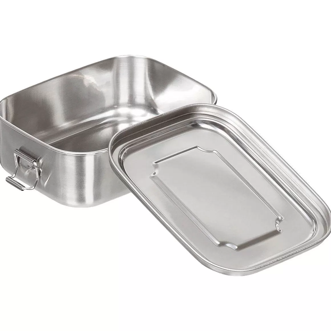 Fox Outdoor Cooking & Eating> Stainless Steel Lunchbox 18X14X6.5Cm