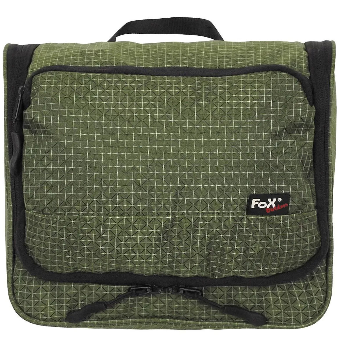 Fox Outdoor Emergency & Survival> Washbag Toiletry Bag Ripstop Olive