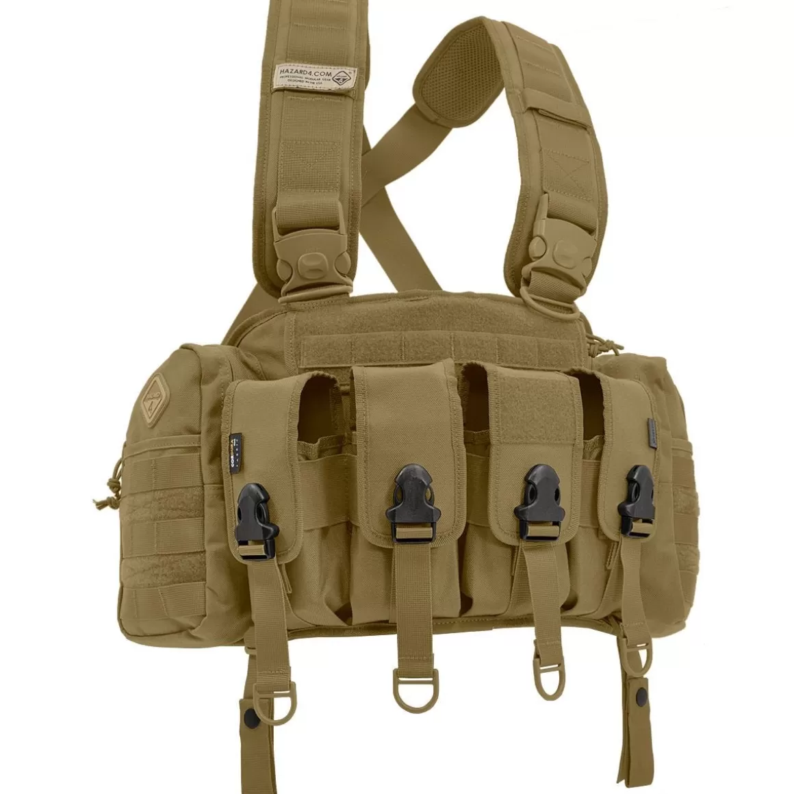 Hazard 4 Chest Rigs> Frontline Assault Rifle Loadout Chest Rig Coyote