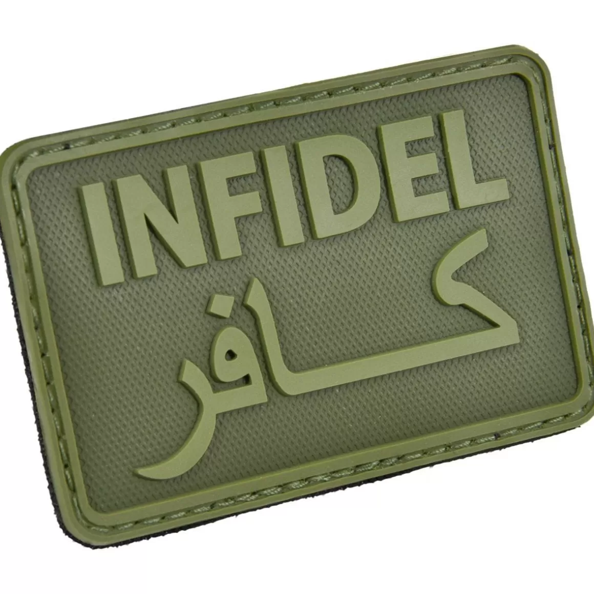 Hazard 4 Badges & Patches> Infidel Morale Joke Patch Od Green