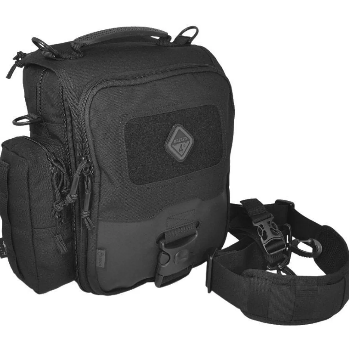 Hazard 4 Waist Packs> Kato Tablet Netbook Mini-Messenger Shoulder Bag Black