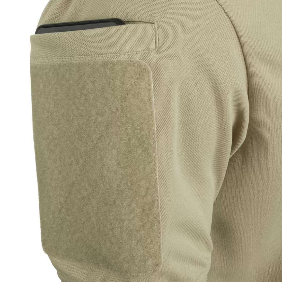Hazard 4 T-Shirts & Vests> Quickdry Undervest Plain Front Battle Polo Shirt Tan