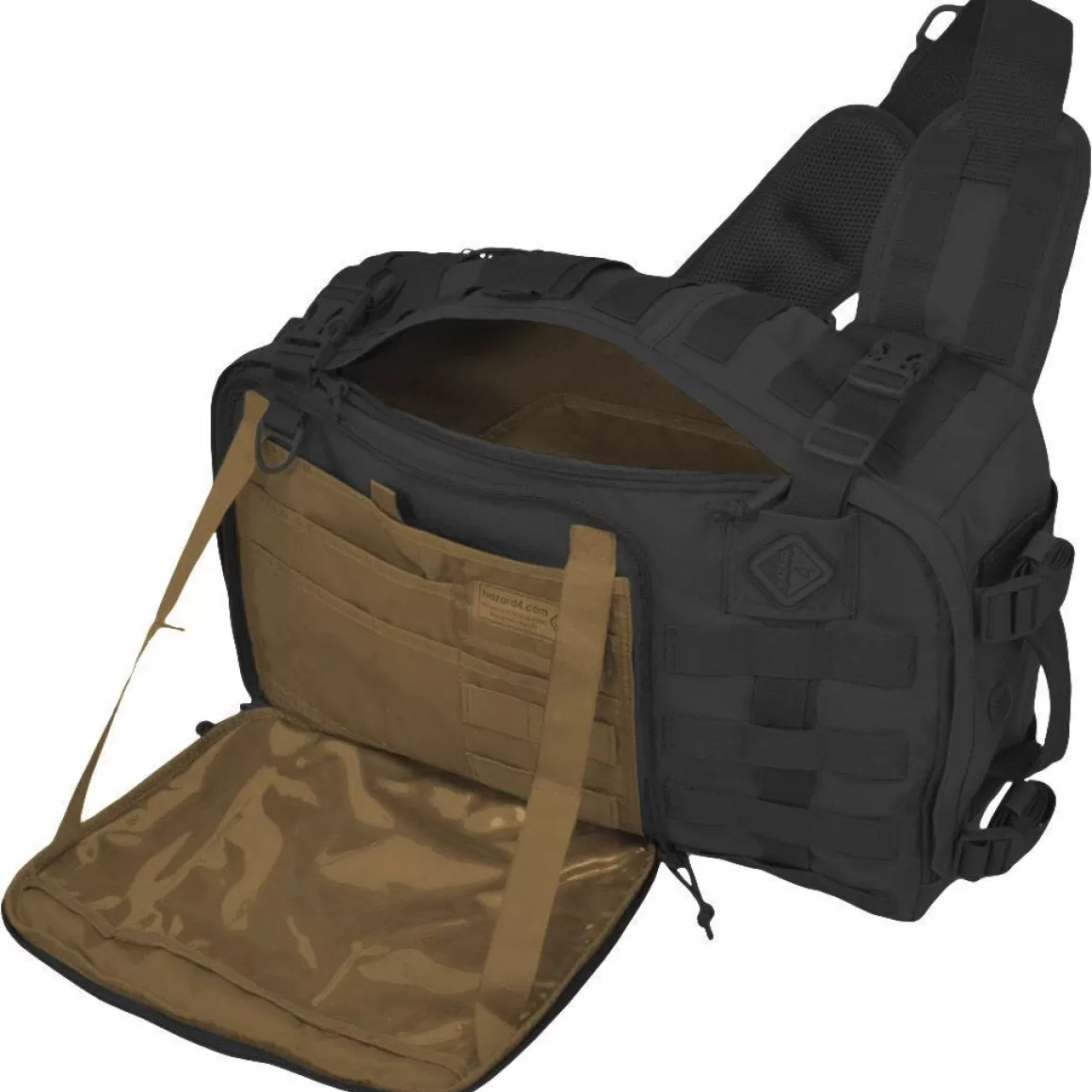 Hazard 4 Tool/Utility Bags> Switchback Full Sized Laptop Sling Pack Black