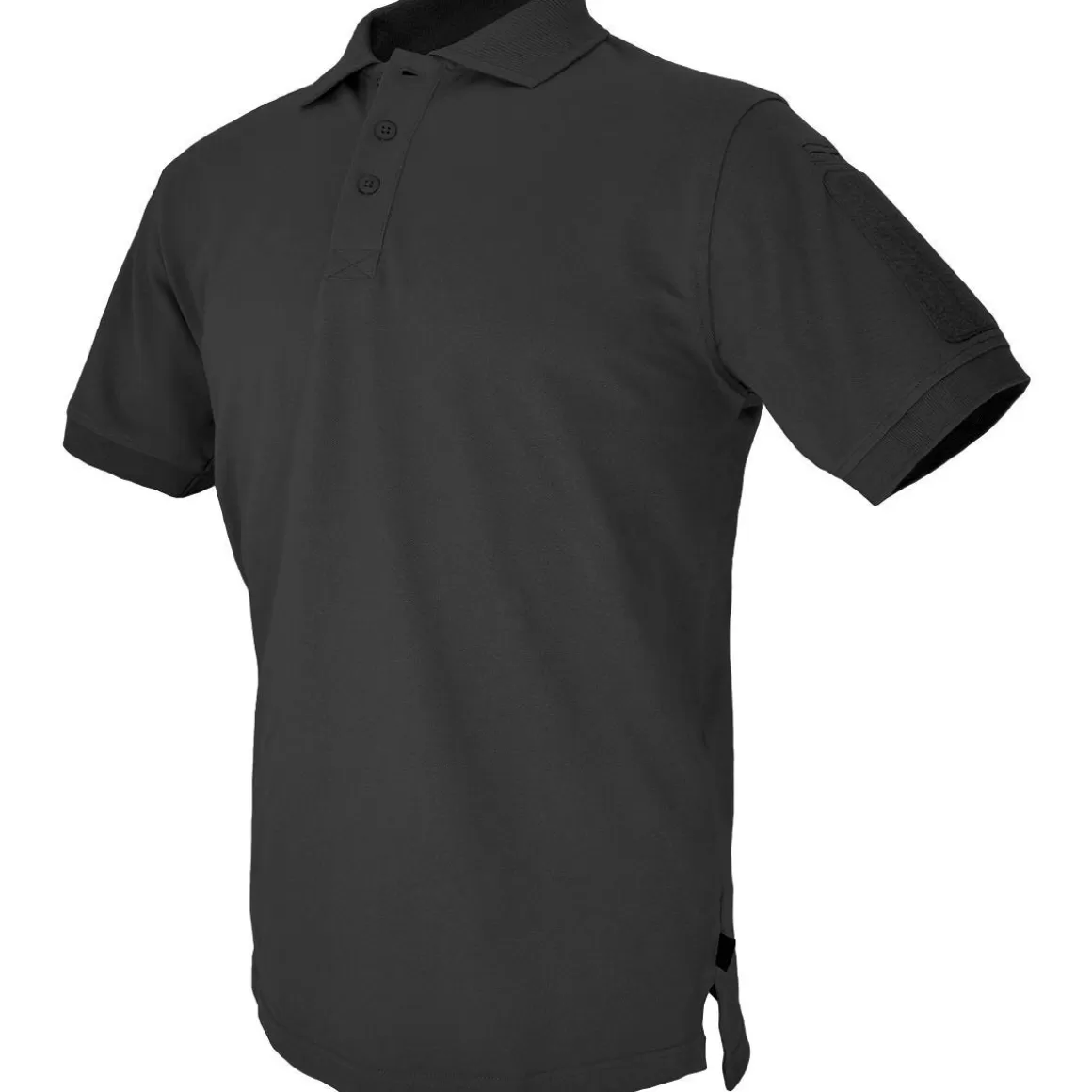 Hazard 4 T-Shirts & Vests> Undervest Plain Front Battle Polo Shirt Black