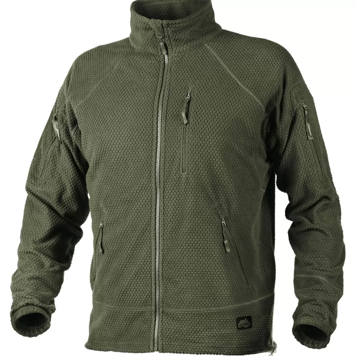 Brandit Fleeces>Helikon Alpha Tactical Grid Fleece Jacket Olive Green