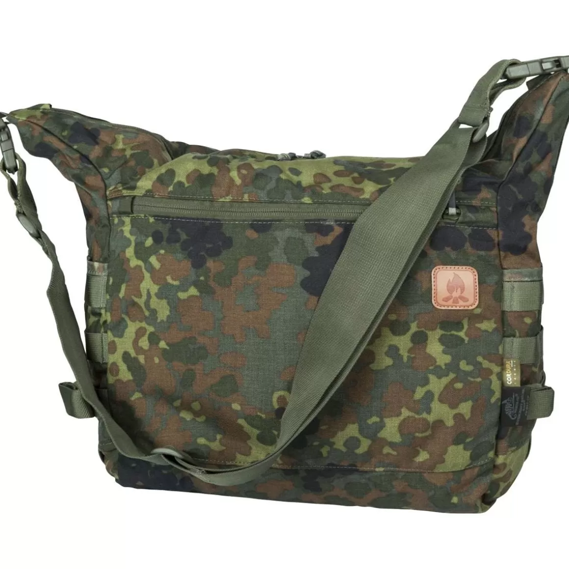 Helikon Shoulder Bags> Bushcraft Satchel Flecktarn