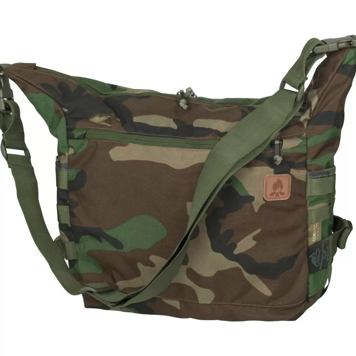 Helikon Shoulder Bags> Bushcraft Satchel Us Woodland