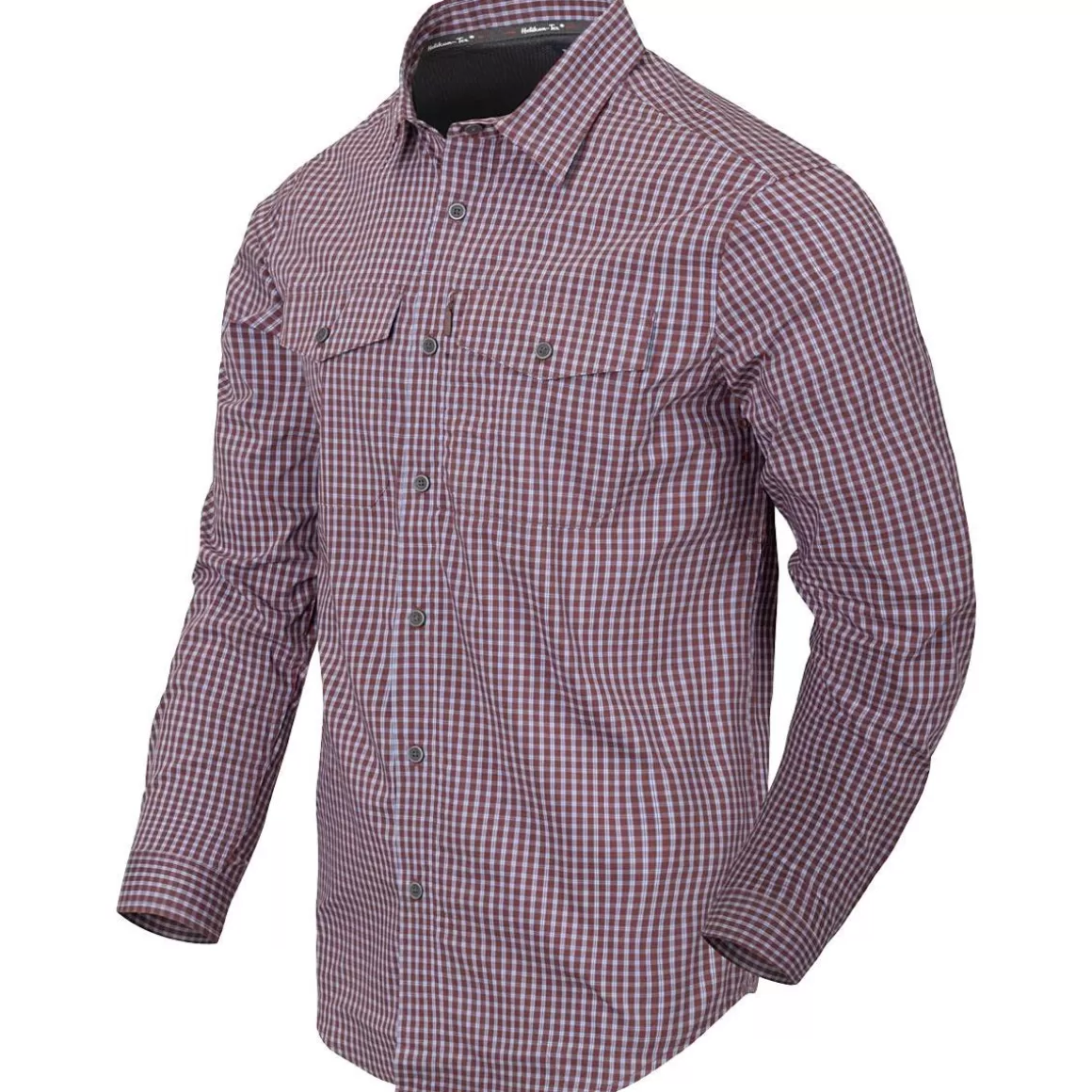 Hazard 4 Shirts>Helikon Covert Concealed Carry Shirt Scarlet Flame Checkered