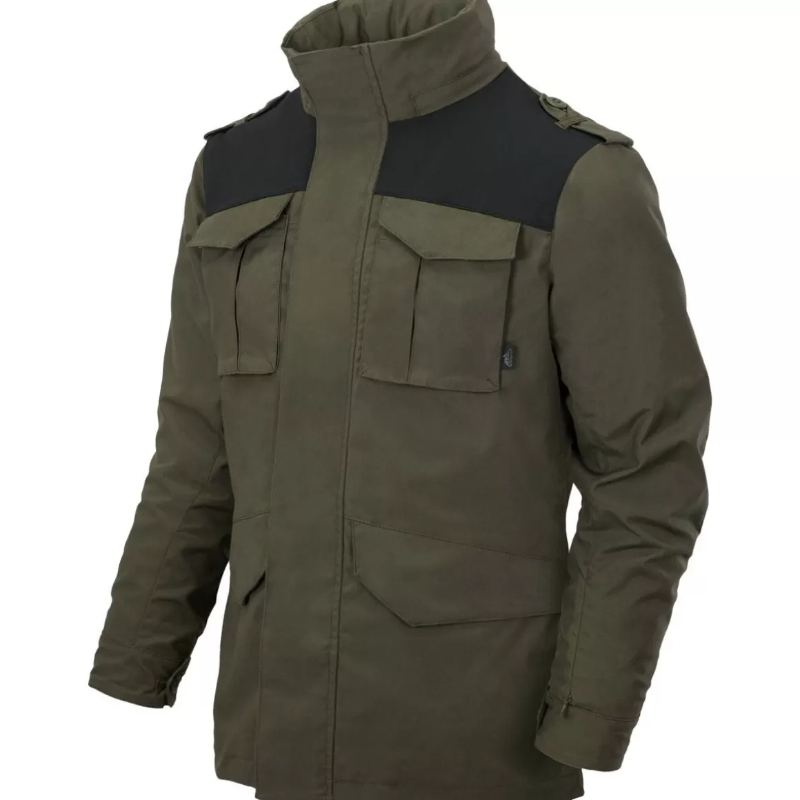 Helikon Jackets & Coats> Covert M-65 Jacket Taiga Green / Black