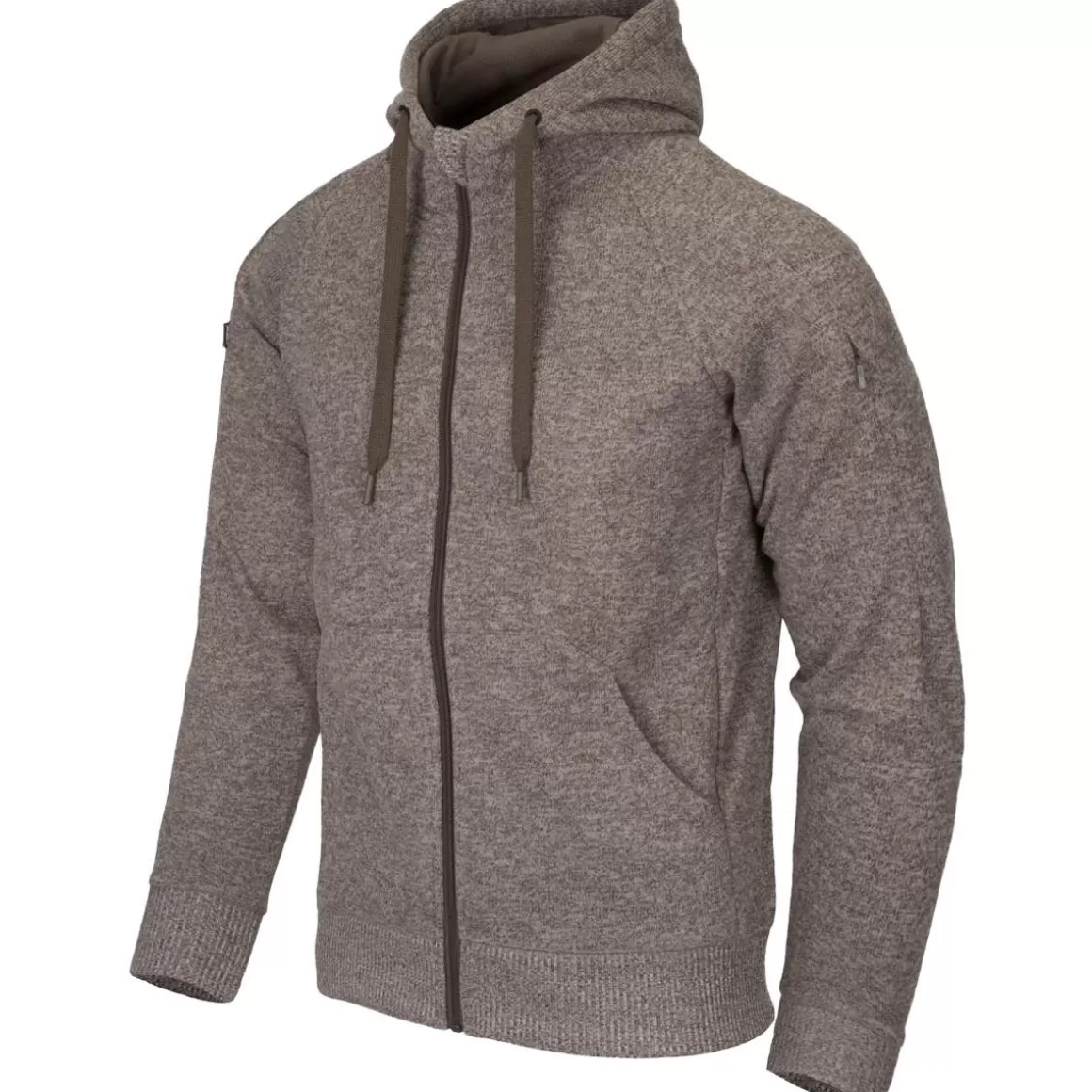 Jack Pyke Sweatshirts>Helikon Covert Tactical Hoodie Full Zip Melange Light Tan