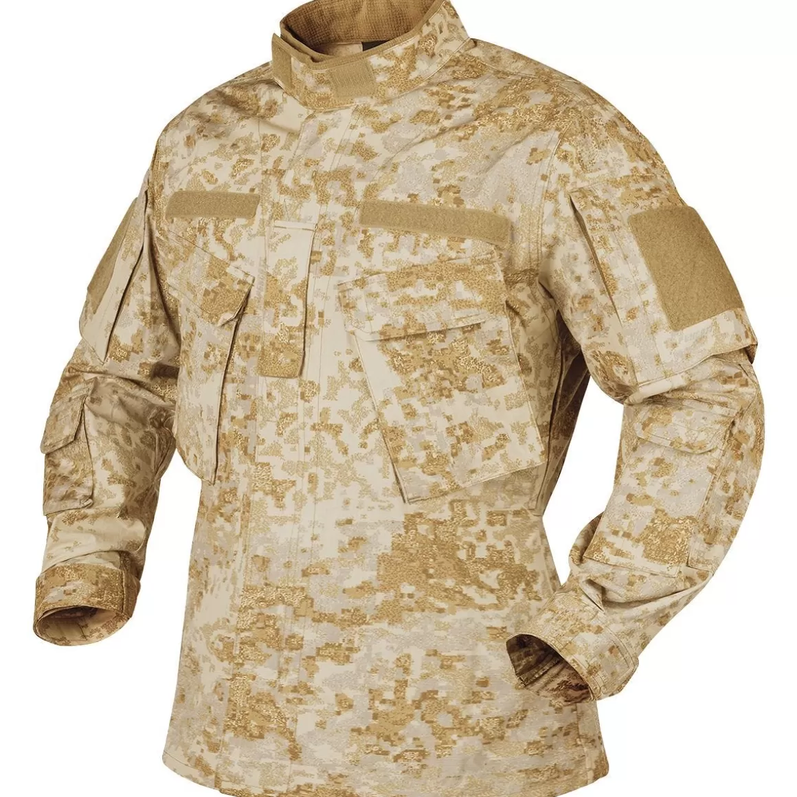 MFH Combat Uniforms>Helikon Cpu Shirt Pencott Sandstorm