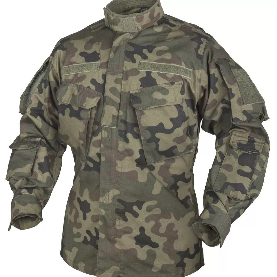 MFH Combat Uniforms>Helikon Cpu Shirt Polish Woodland