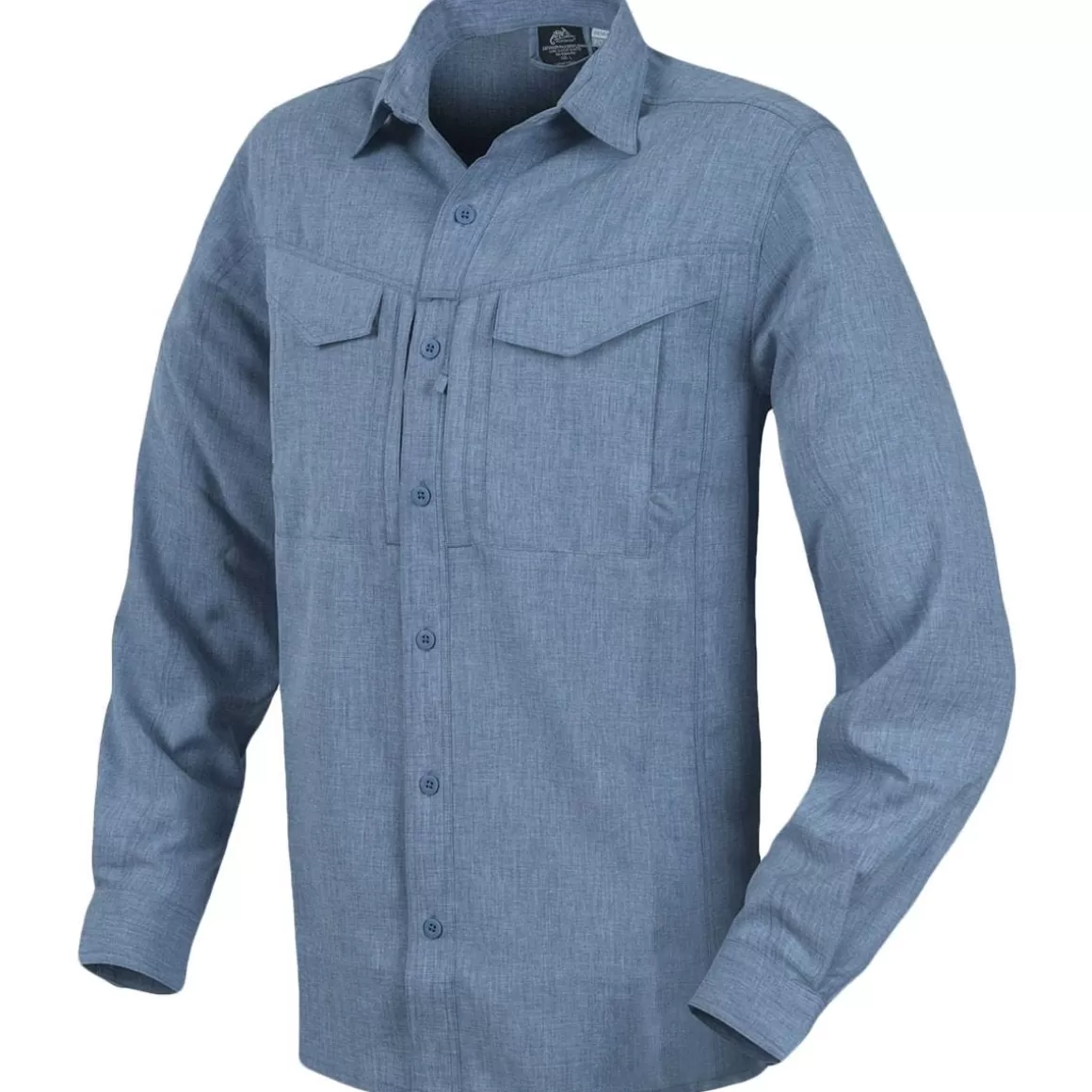 Flyye Industries Shirts>Helikon Defender Mk2 Gentleman Long Sleeve Shirt Melange Blue