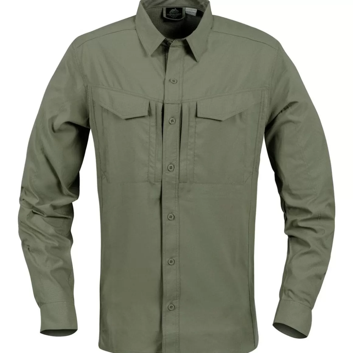 Helikon Shirts> Defender Mk2 Tropical Shirt Long Sleeve Dark Olive