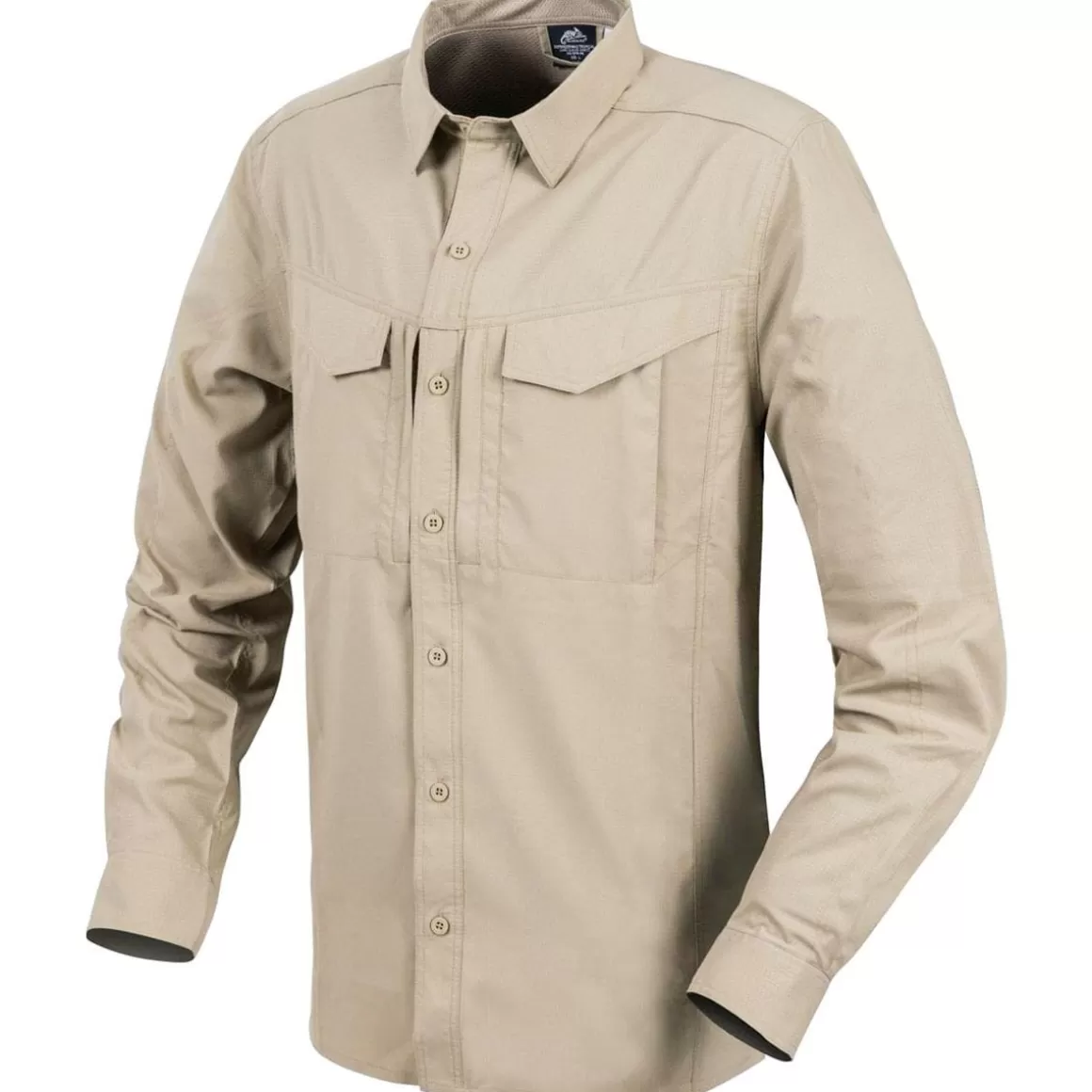 Flyye Industries Shirts>Helikon Defender Mk2 Tropical Shirt Long Sleeve Silver Mink