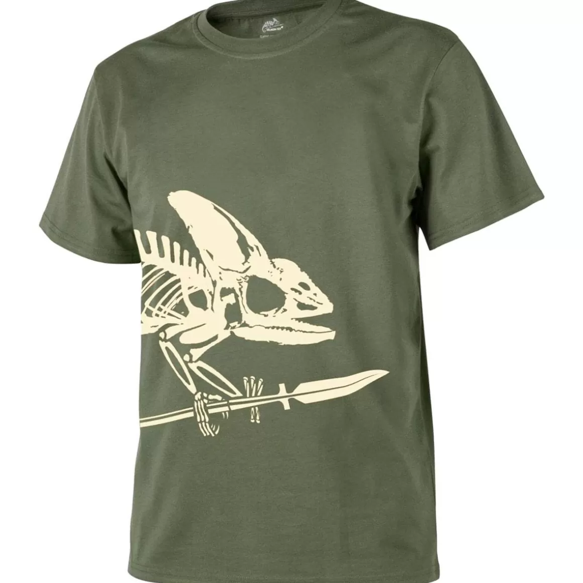 Helikon T-Shirts & Vests> Full Body Skeleton T-Shirt Olive Green