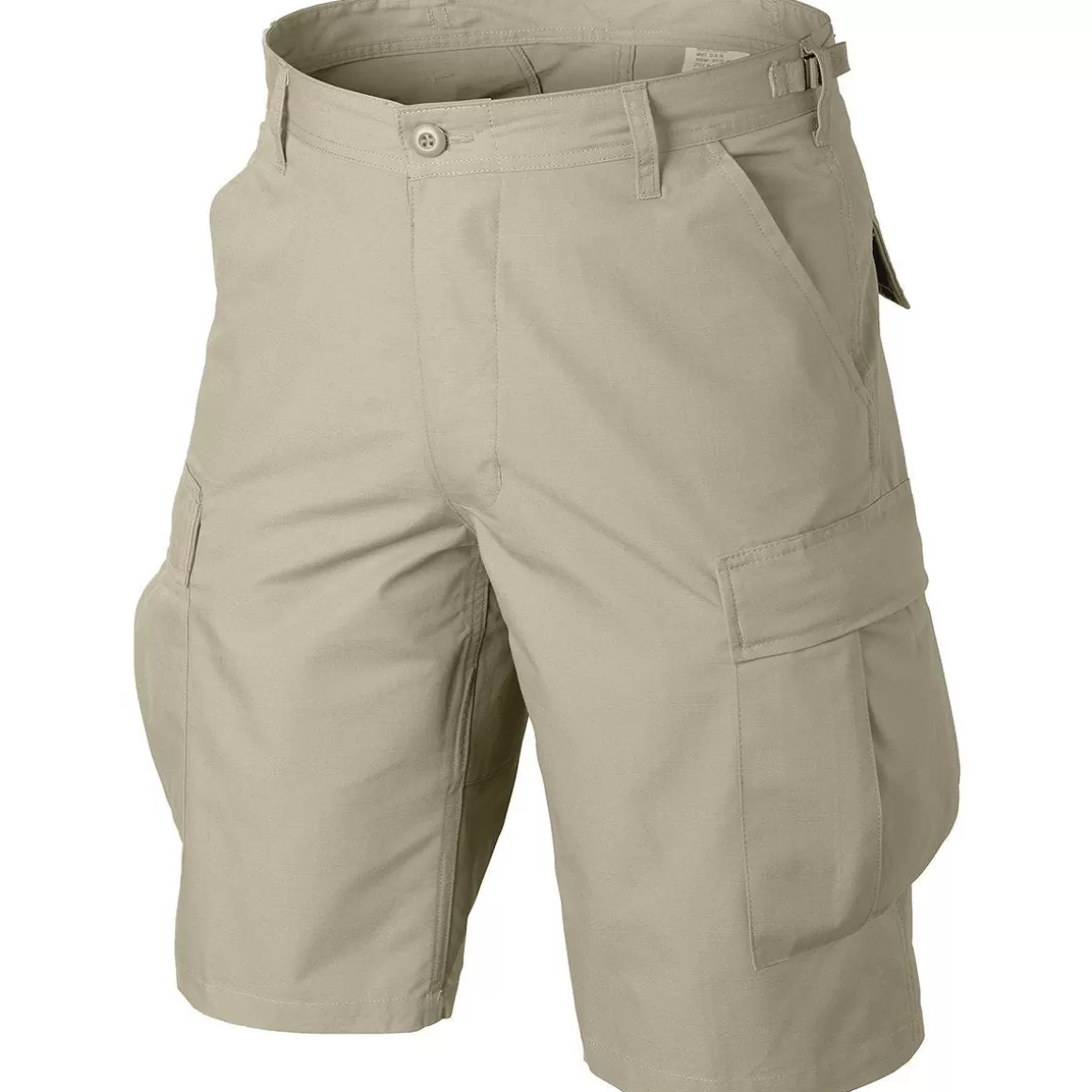 First Tactical Shorts>Helikon Genuine Bdu Shorts Cotton Ripstop Khaki